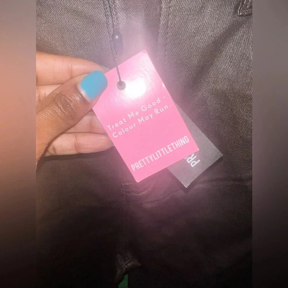 Pretty little thing brown flare, leg jeans, size 10 - Picture 5 of 7